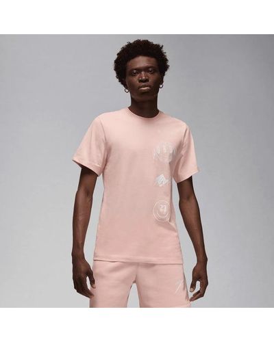 Nike Stack Logo T-shirts - Roze