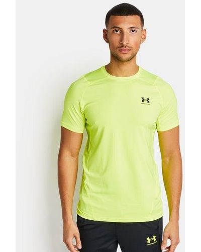 Under Armour Hg Fitted T-shirts - Green