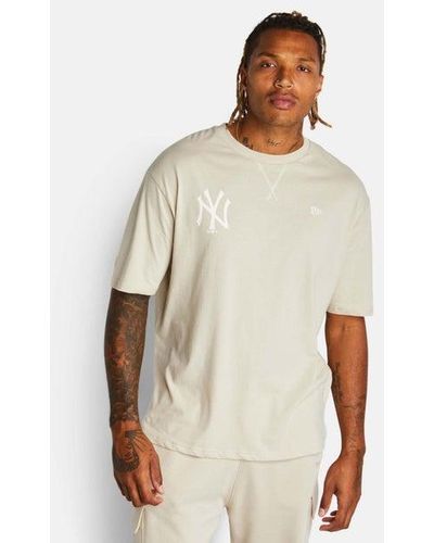 KTZ Mlb New York Yankees T-shirts - Naturel