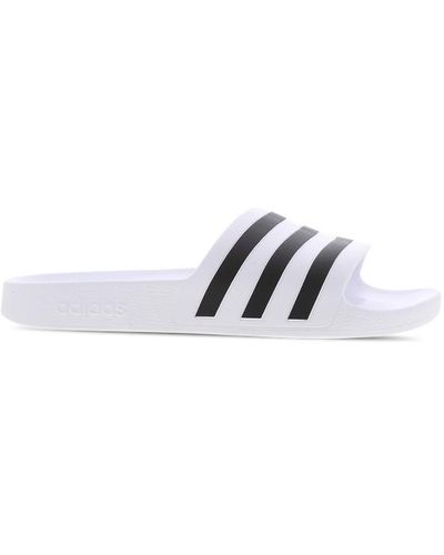 adidas Adilette Aqua Slides - Bianco