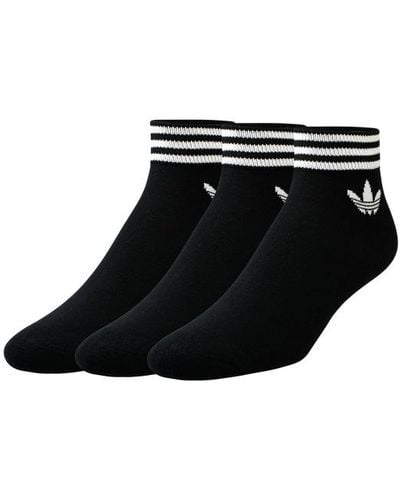 adidas Quarter Socks 3 Pack Calcetines - Negro