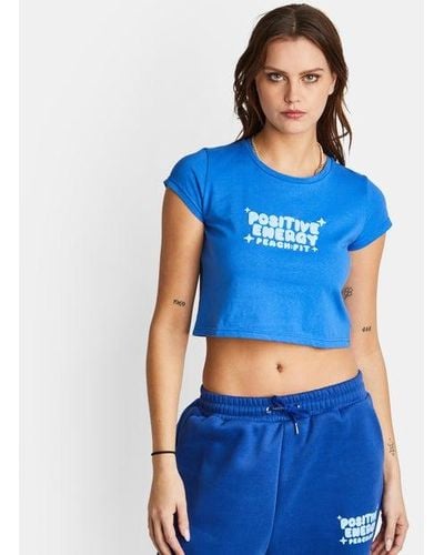 Peach Fit Callie T-shirts - Blue
