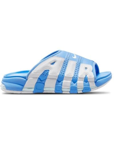 Nike Uptempo Slippers En Sandalen - Blauw