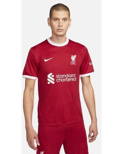 Nike Liverpool F.c. 2023/24 Stadium Home Jerseys/Replicas - Rojo