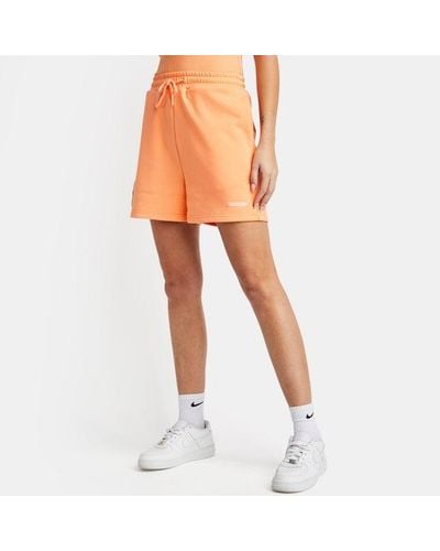 Peach Fit Nova Shorts - Orange