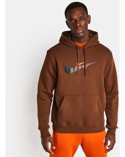 Nike Sportswear Hoodies - Brown