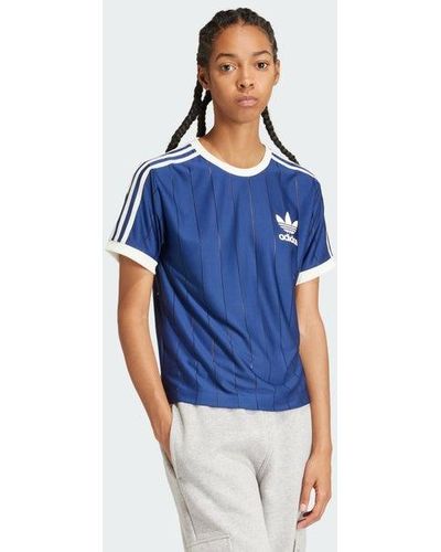 adidas 3 Stripes T-Shirts - Bleu