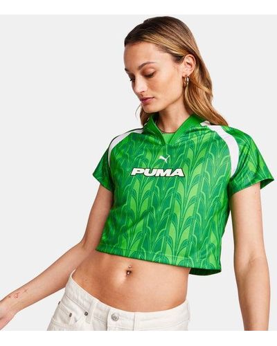 PUMA Football T-shirts - Green