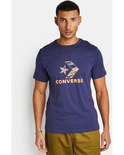 Converse All Star T-shirts - Blauw