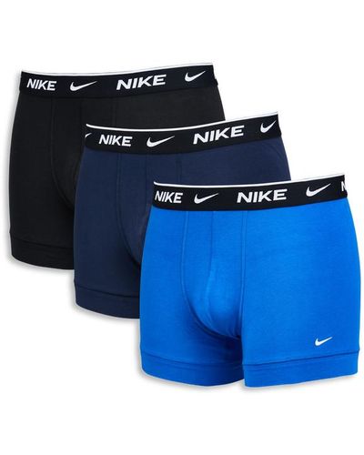 Nike Swoosh e Sous-vêtements - Bleu