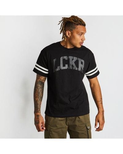 LCKR Retro Camisetas - Negro