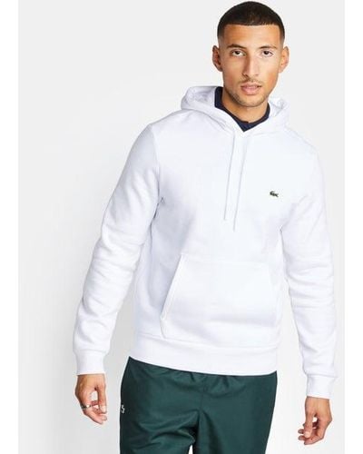 Lacoste Small Croc Hoodies - White