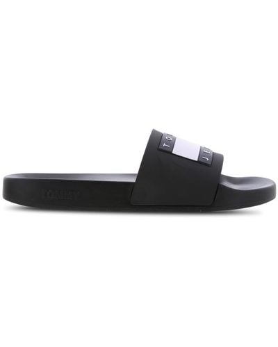 Tommy Hilfiger Pool Slide Shoes - Black