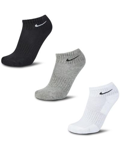 Nike Everyday Cushioned Ankle 3 Pack - Weiß