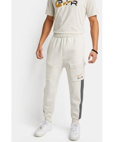 Nike Air Fleece Cargo Trousers Cotton - White