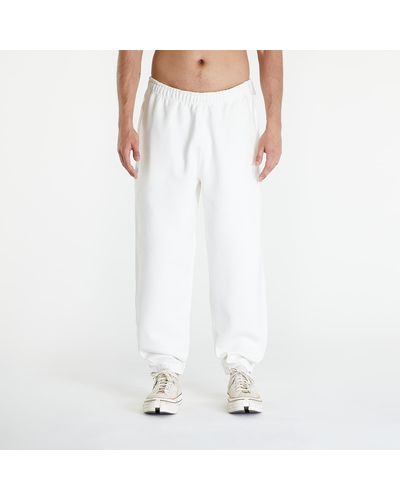 Nike Solo swoosh fleece pants sail/ white - Weiß