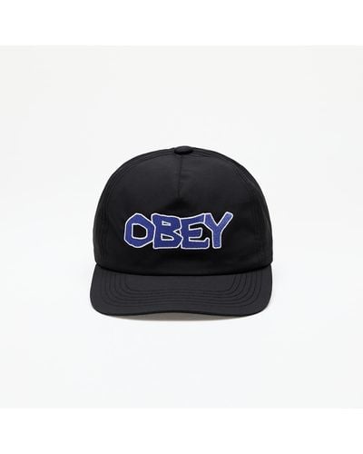 Obey Obey Offline 5 Panel Snapback - Black