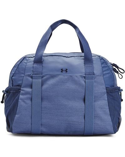 Under Armour Project Rock Gym Bag Sm Hushed / Midnight Navy/ Metallic Gold - Blue