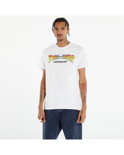 Thrasher X Aws Spectrum T-shirt - Wit