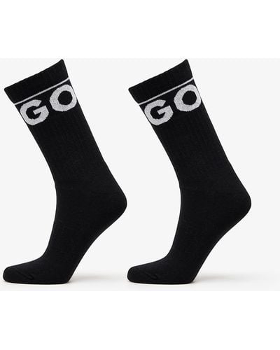 BOSS Iconic socks 2-pack - Schwarz