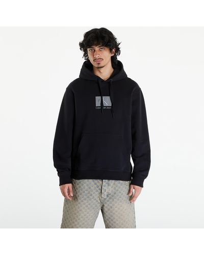 Calvin Klein Jeans Embroidery Patch Hoodie - Black