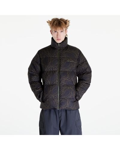 Carhartt Springfield jacket unisex paisley print, plant/ black - Schwarz