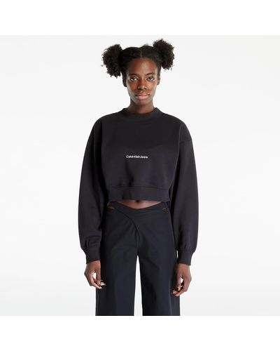 Calvin Klein Jeans Institutional Mock Sweatshirt - Nero