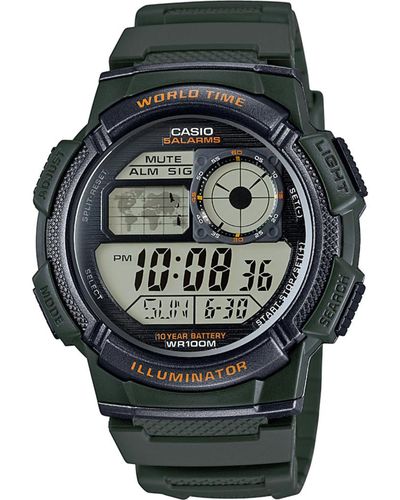 G-Shock Collection Ae-1000w-3avef - Groen