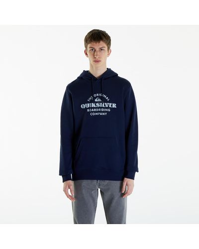 Quiksilver Sweatshirt tradesmith hoodie m - Bleu