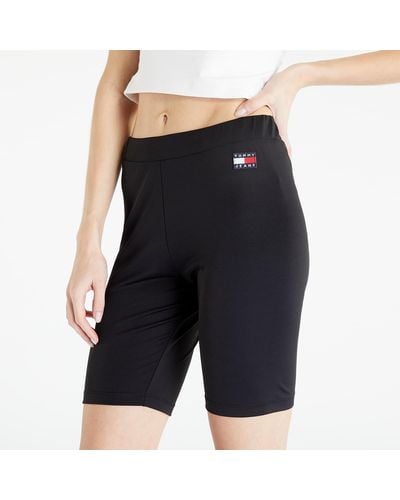 Tommy Hilfiger Tommy Jeans Badge Cycle Shorts - Black