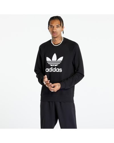 adidas Originals Adidas Trefoil Crew - Black