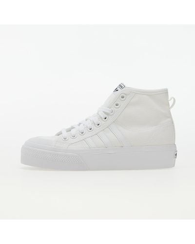 adidas Originals Adidas Nizza W Platform Mid Ftw / Ftw / Ftw - White