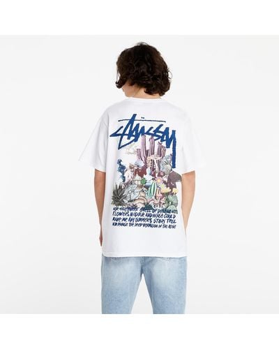 Stussy Psychedelic TEE White - Weiß