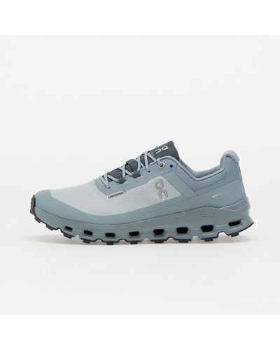 On Shoes W Cloudvista Waterproof Glacier/ Cobble - Blue