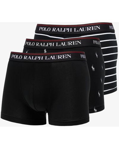 Ralph Lauren Classics 3 Pack Trunks / / White/ - Black