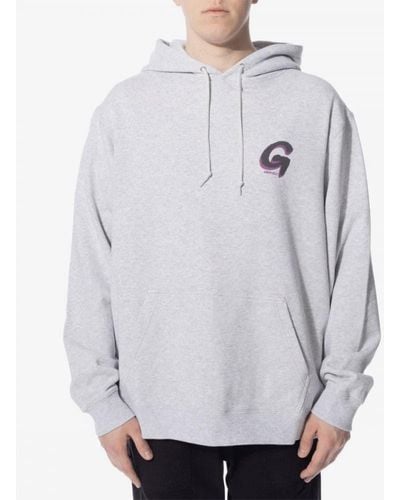 Gramicci Big G-logo Hooded Sweatshirt Ash Heather - Gray