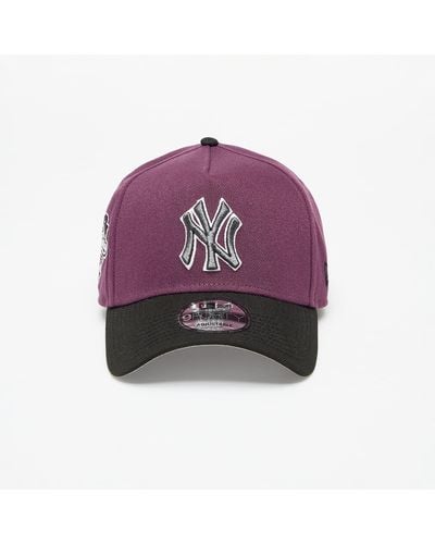 KTZ New York Yankees 9forty Two-tone A-frame Adjustable Cap Dark - Purple