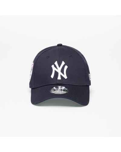 KTZ New York Yankees Team Side Patch 9forty Adjustable Cap Navy/ Optic White - Blue
