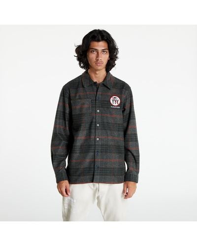 Pleasures Surfing flannel - Noir