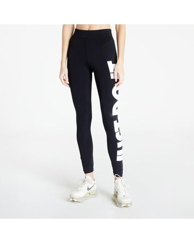 Nike Sportswear high-rise leggings black/ white - Blau