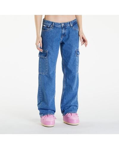 Calvin Klein Jeans Extreme Low Rise baggy Jeans - Blue