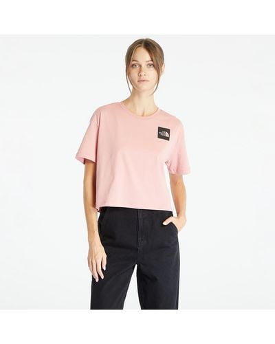 The North Face Cropped Fine Tee Shady Rose - Red