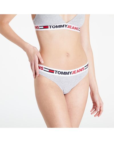 Tommy Hilfiger ID Thong Grey - Pink