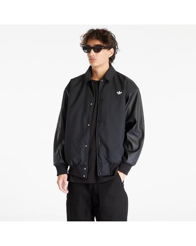 adidas Originals WNTR Sweatshirt Varsity Jacket Black - Schwarz