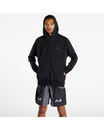 adidas Originals Z.N.E. Premium Full-Zip Hooded Jacket - Black