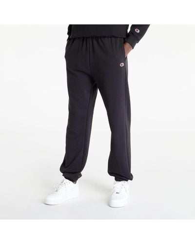 Champion Elastic Cuff Pants - Black