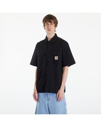 Carhartt Short sleeve craft shirt unisex - Schwarz