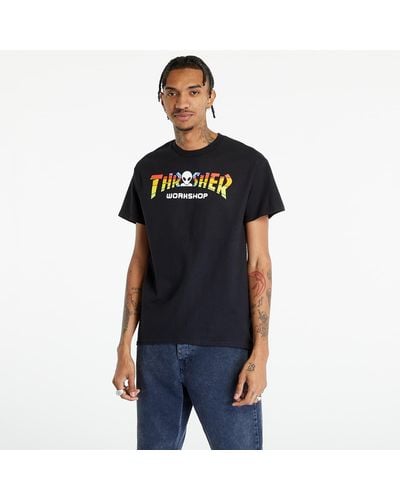 Thrasher X aws spectrum t-shirt - Schwarz