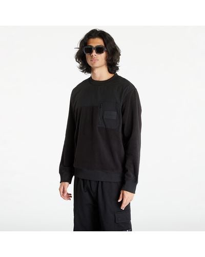 Calvin Klein Jeans Polar Fleece Outdoor Sweatshirt - Black
