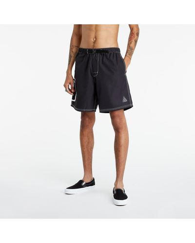 Huf Peak Contrast Shorts Black - Schwarz